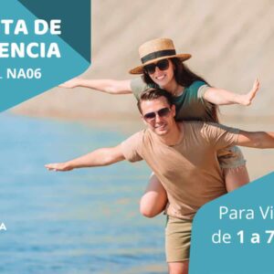 Tarjeta de asistencia nacional NA06 - Pasajeros de 1 a 74 años.