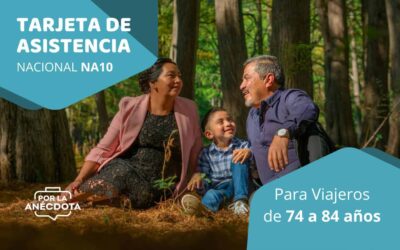 Tarjeta de asistencia nacional NA10 – Pasajeros de 74 a 84 años.