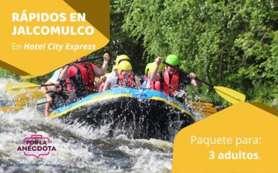 Veracruz: Rápidos en Jalcomulco para 3 adultos.